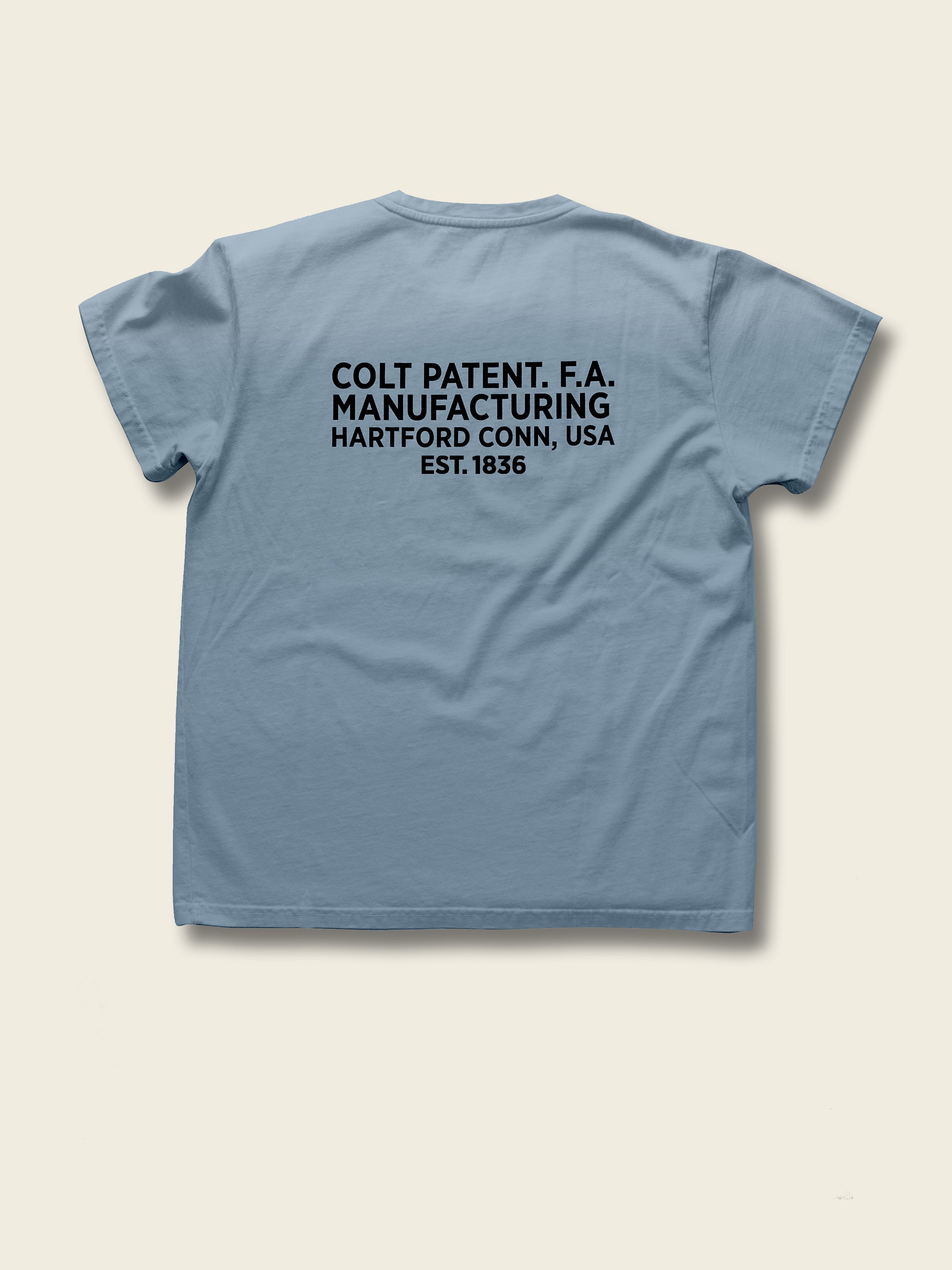 CFA Rampant Colt T-Shirt in Sunfaded Blue
