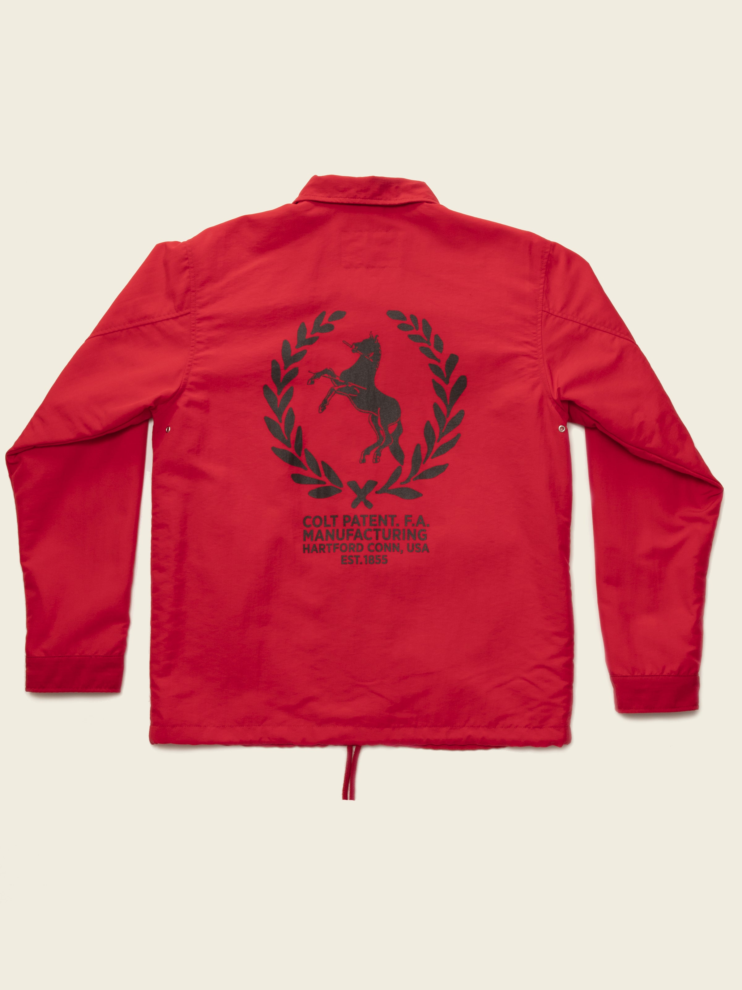 Signature Coaches Jacket in Red