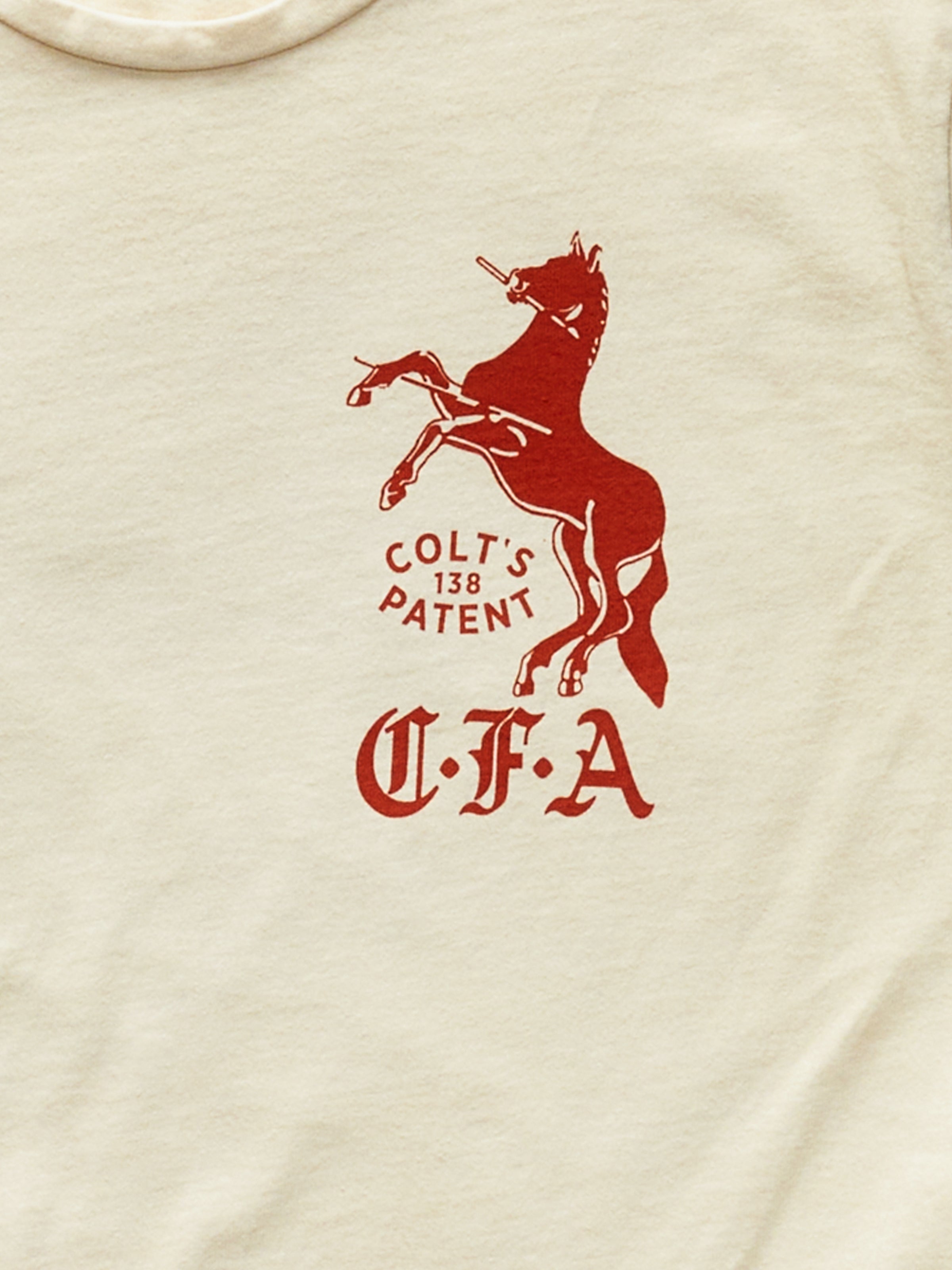 CFA Rampant Colt T-Shirt in Parchment