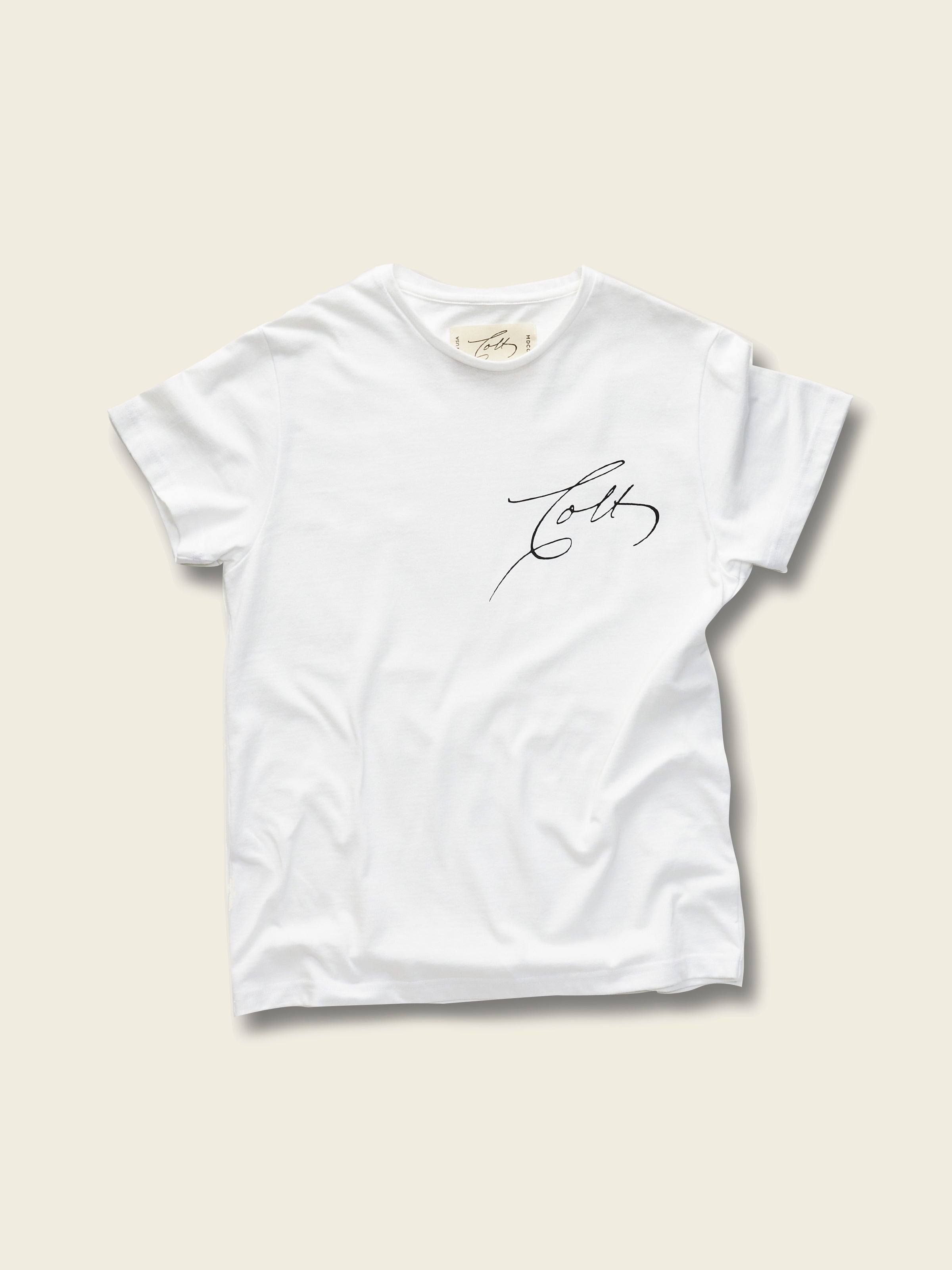 Signature Muscle T-Shirt in Pure White
